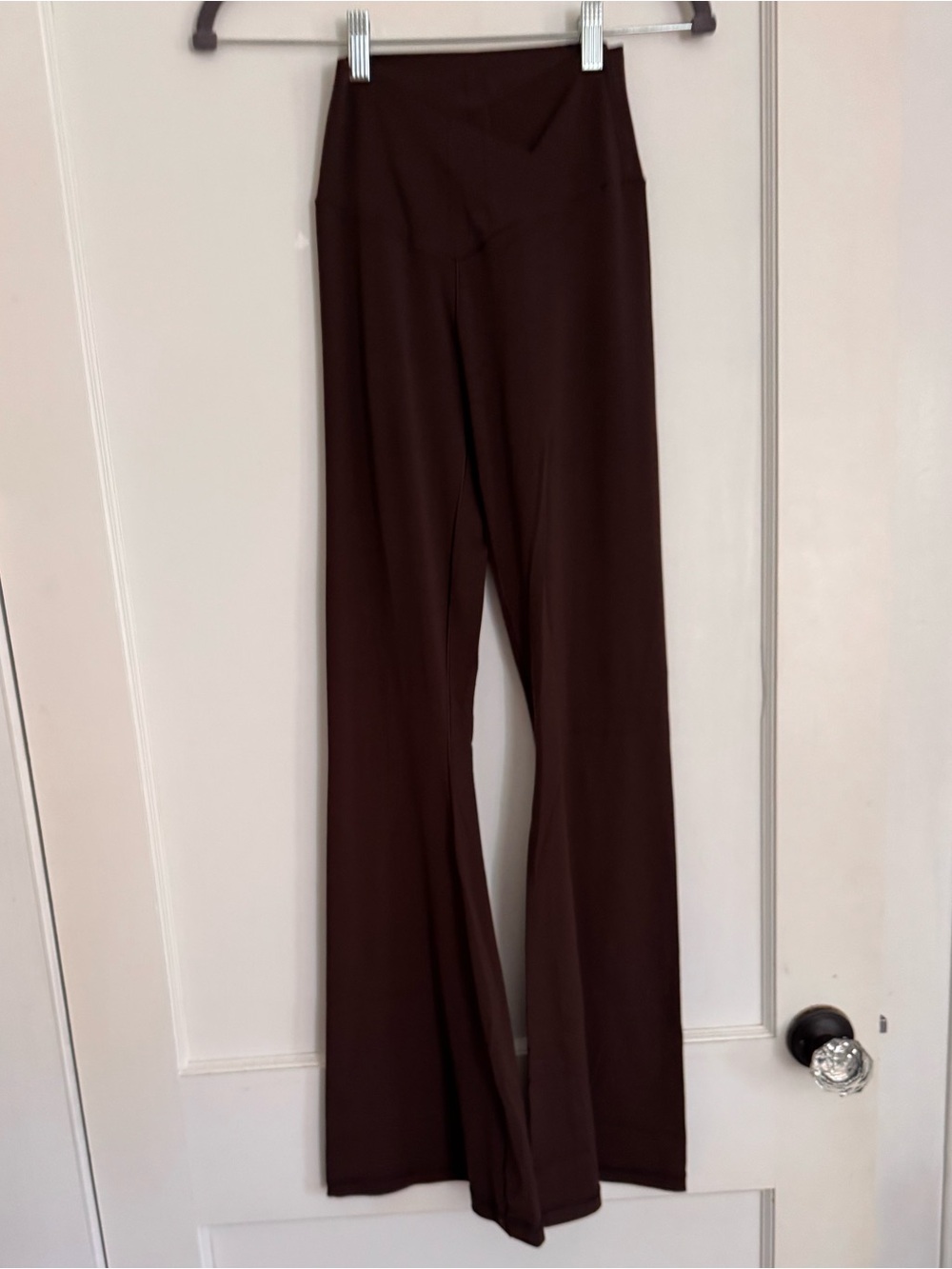 Offline by Aerie Hi-Rise Flare Legging— Espresso Brown